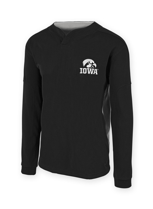 Iowa Hawkeyes Black and White Performance Shirt - David