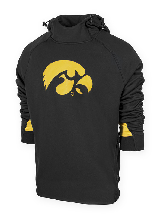 Iowa Hawkeyes Men's Black & Gold Hoodie - Dean