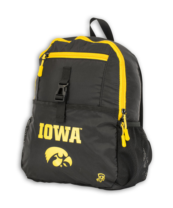 Iowa Hawkeyes Youth Black and Gold Backpack - Graham
