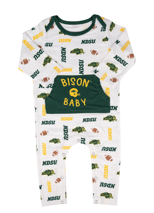 Clay Infant Long Sleeve Bodysuit NDSU 137445