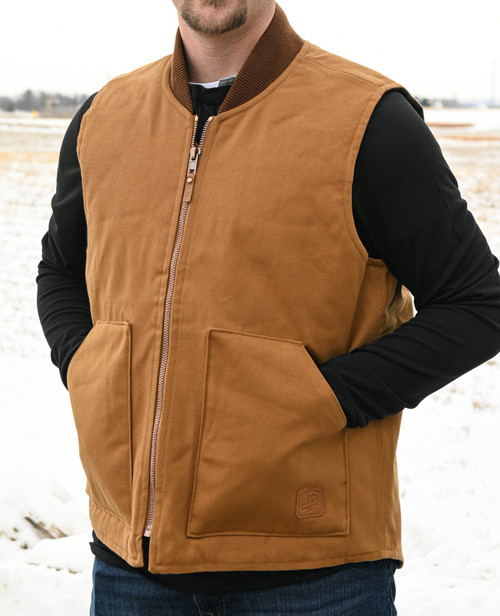 Heavy Duty Canvas Vest, Dune / L