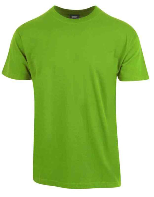 T-skjorte YOU Classic Limegrønn str 2XL T-skjorte YOU Classic Limegrønn str 2XL