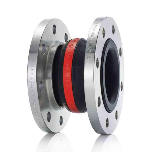 DN25 Gummikompensat. PN16 EPDM Rød Ring ERV BL 130 m.m.