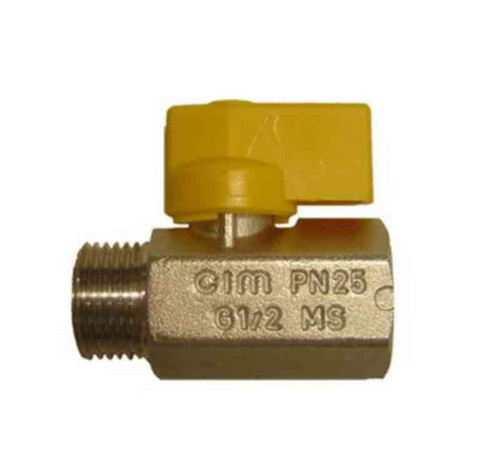 1/2" kuleventil inv/utv f/gass CIM 012G 1/2" kuleventil inv/utv f/gass CIM 012G