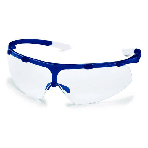Vernebrille Uvex Superfit klar linse blå innfatning