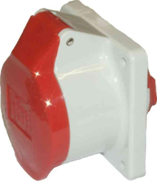Stikk innfelt 332-6 IP44 400V Stikk innfelt 332-6 IP44 400V