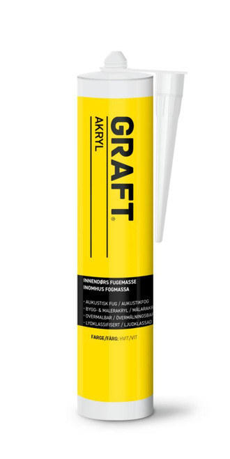 Fugemasse Akryl Graft 300ml bomull Fugemasse Akryl Graft 300ml bomull