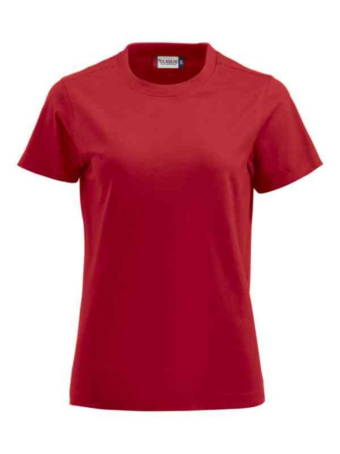 T-skjorte W Premium-T rød S Bom. 180g/m2 T-skjorte W Premium-T rød S Bom. 180g/m2