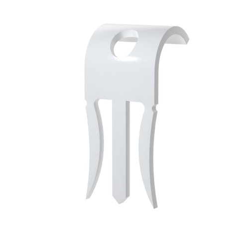 Magasinklammer MG-R-13 Hvit For PR.3x1.5mm2 - 2x4mm2 Magasinklammer MG-R-13 Hvit For PR.3x1.5mm2 - 2x4mm2