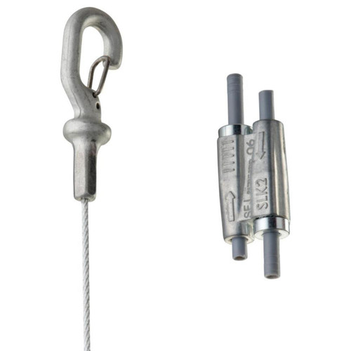 Speed Link 3mm wire. 3m. Lev. m/ krok og lås. 90kg Speed Link 3mm wire. 3m. Lev. m/ krok og lås. 90kg