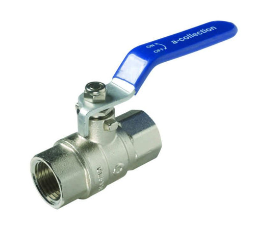 3/4" kuleventil m/spak AVI1320 PN30 fullt gj.løp messing 3/4" kuleventil m/spak AVI1320 PN30 fullt gj.løp messing