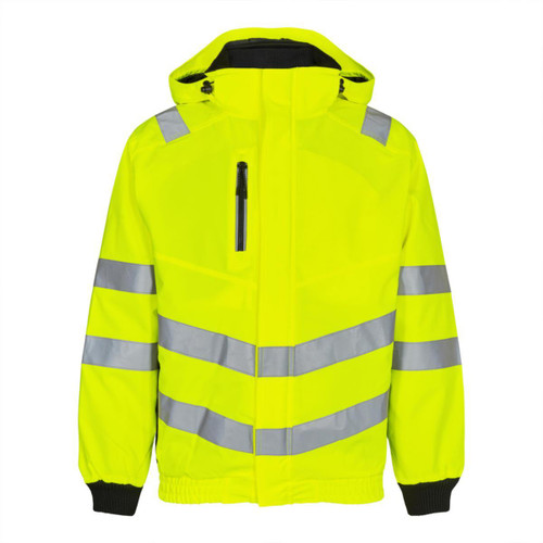 Pilotjakke Engel Safety HiVis gul/svart str M