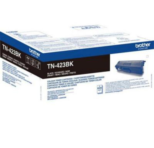 Toner TN423BK Brother 6.5K svart  Toner TN423BK Brother 6.5K svart