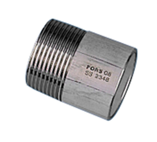 1/8" sveisenippel R-208. EN 1.4404/316L