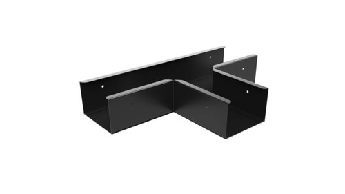 T-Avgrening 75mm bane Sort MP- T-Avgrening 75mm bane Sort MP-