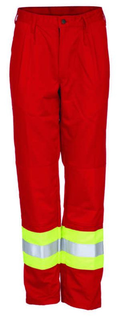 BUKSE 128L30A RØD/GUL 50 PYROVATEX 128L 75/25 BOM/POLYE BUKSE 128L30A RØD/GUL 50 PYROVATEX 128L 75/25 BOM/POLYE