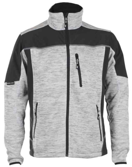 Fleecejakke Veidekke Lys grå/grå str L