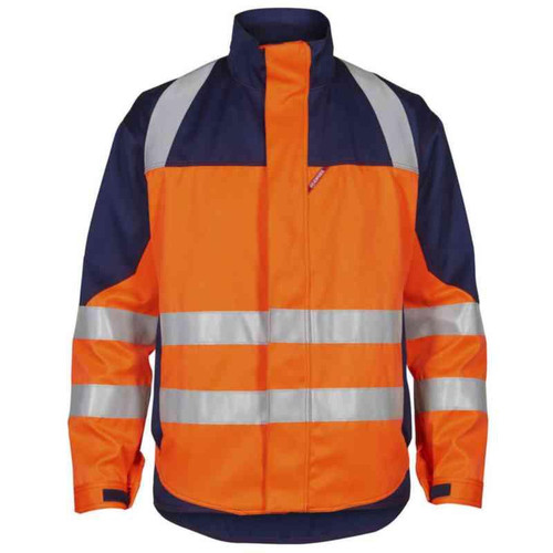 Jakke Engel Safety+ HiVis kl.2 ora/mar str XS