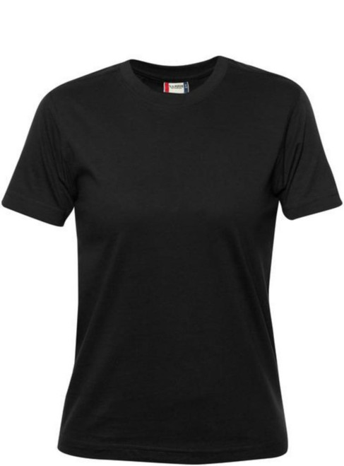 T-skjorte W Premium-T sv. 2XL Bom. 180g/m2 T-skjorte W Premium-T sv. 2XL Bom. 180g/m2