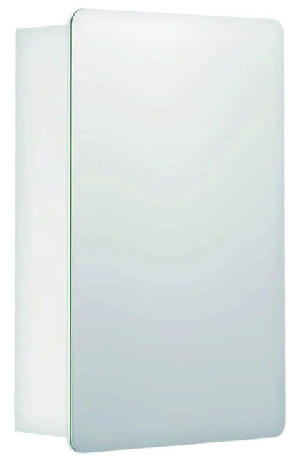 Fovere Speilskap 45 cm m hvit med glasshyller Fovere Speilskap 45 cm m hvit med glasshyller