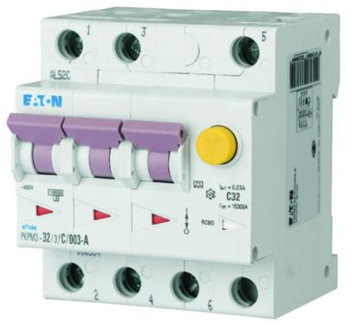 Jordfeilautomater Eaton Xpole PKPM3 C-kar A-type