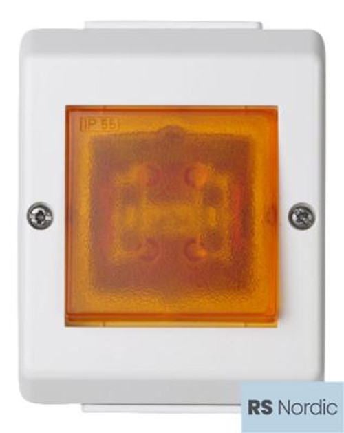 Impulsbryter 1pol med Lys IP55 RS Nordic