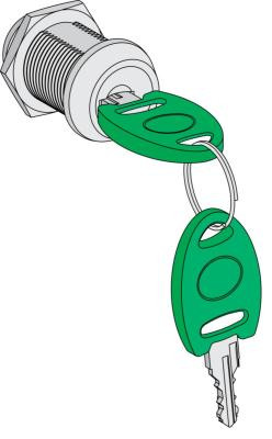 Nøkkellås Schneider for EVlink WallBox