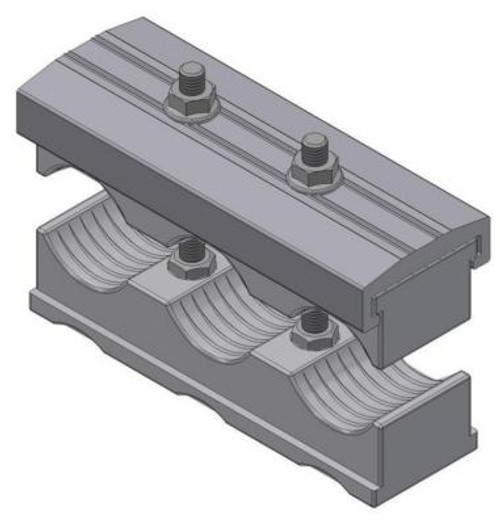 Kabelklammer El-Tjeneste KSF kortslutningssikker Kabelklammer El-Tjeneste KSF kortslutningssikker