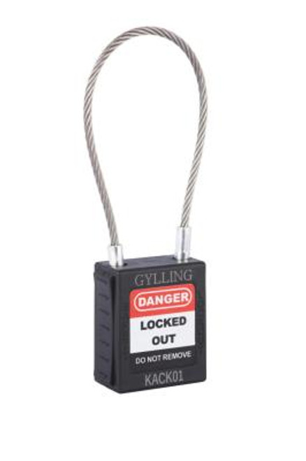Hengelås Wire, KACK01-nøkkel Gylling