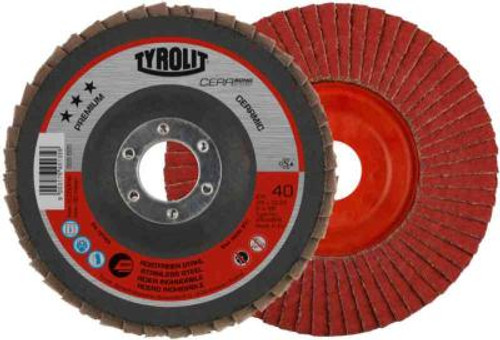 Lamellrondell Tyrolit Premium*** Inox Cerabond Vinklet