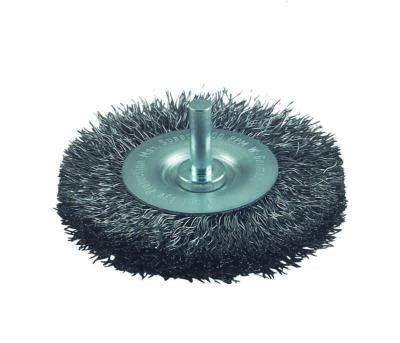 Skivebørste bølget 70mm inox 6