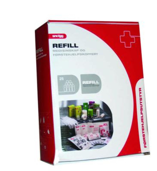 Refill komplett Snøgg® medisinskap og koffert Refill komplett Snøgg® medisinskap og koffert