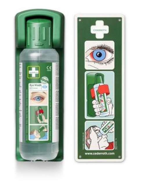 Veggbrakett Cederroth øyedusjflaske 500ml