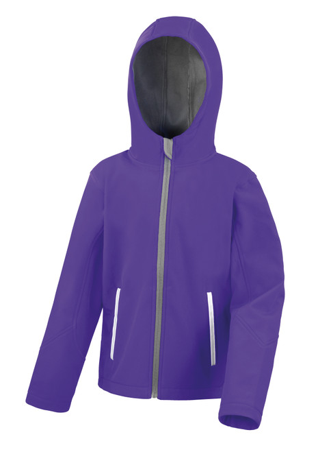 Junior TX Performance Hooded Soft Shell Jacket