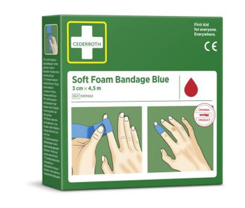 Plaster Cederroth Soft Foam Blå