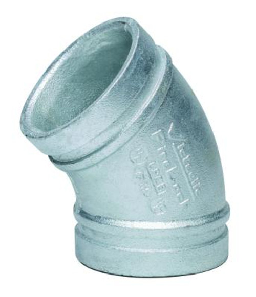 Bend rillet 45º, Vic 003, Galvanisert, Victaulic® FireLock™