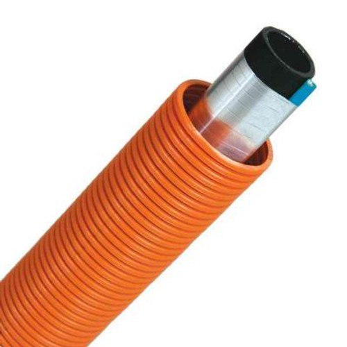 Rør PE100 T75 trykkavløp m/blå ohmsk varmekabel Rør PE100 T75 trykkavløp m/blå ohmsk varmekabel