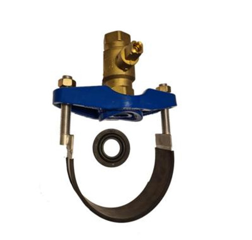 Anboringsklammer med støpejern overdel og A4 bøyle