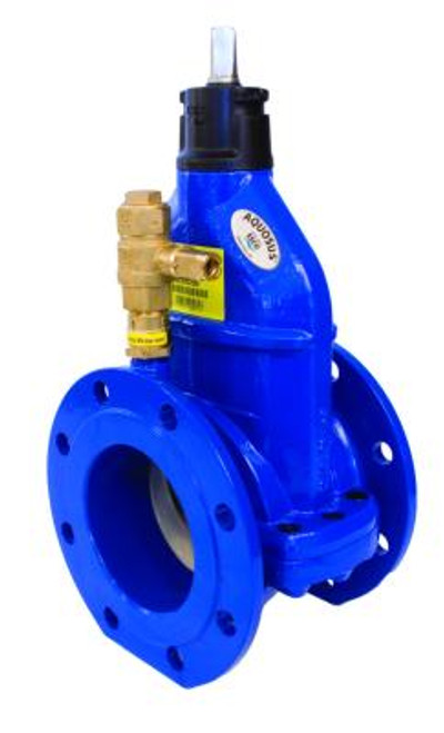 Sluseventil AQ-701-211-40 m/serviceventil, venstre. 316 Syrefast spindel