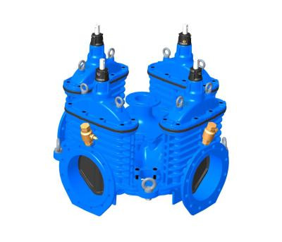 Combi kryss FLEX m/4 ventiler, m/serviceventil, Ulefos