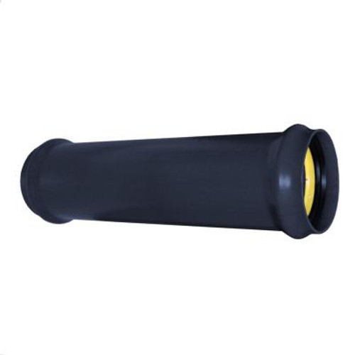 Løpemuffe lang for kabelrør PVC, svart, Pipelife