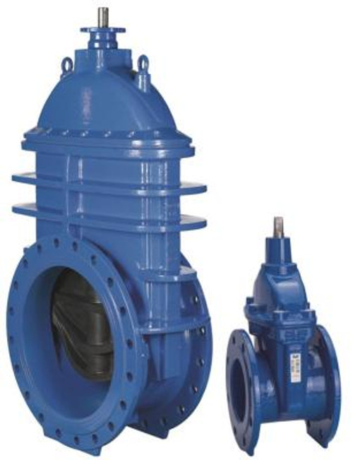 Sluseventil høyre f/spillv, m/flenser AVK Serie 06/80