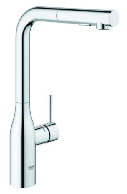 Kjøkkenbatteri Grohe Essence m/høy uttrekkbar tut