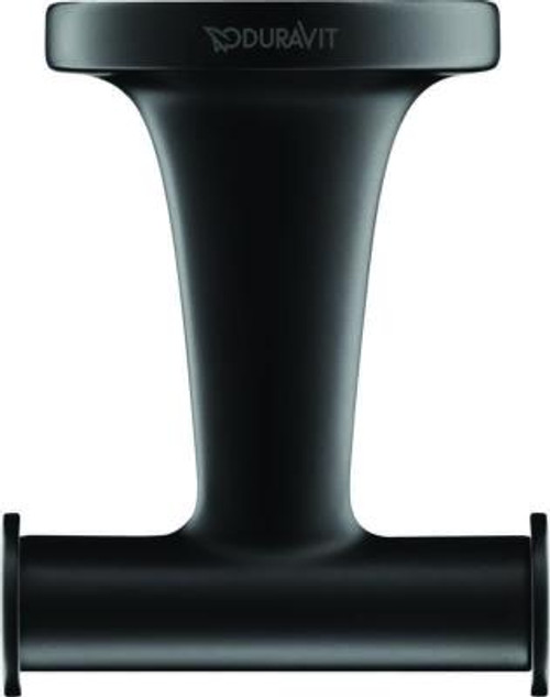 Håndklekrok Starck T matt sort, Duravit