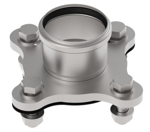 Universalflens med muffer AISI 316, Europipe