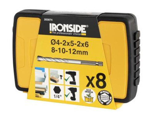 Universalborsett Ironside HEX 4-14mm Universalborsett Ironside HEX 4-14mm