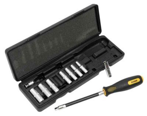 Pipenøkkelsett 1/4", 10 deler Ironside Pipenøkkelsett 1/4", 10 deler Ironside