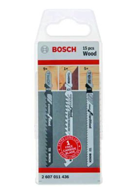 Stikksagbladsett Bosch for Tre