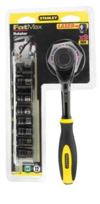 Pipenøkkelsett 3/8" Stanley 9 deler Pipenøkkelsett 3/8" Stanley 9 deler