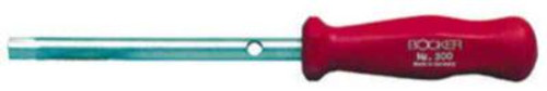 Pipeskrutrekker, med hull for vridestift